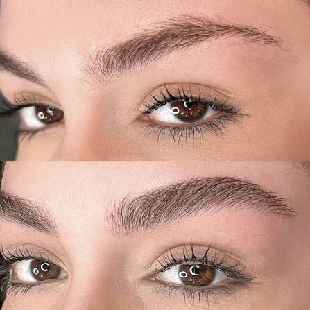 Lash lift + brow lift